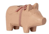 Maileg Wooden Pig Candle Holder - Small