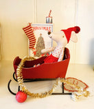 Maileg Christmas Sleigh (Mouse) Red