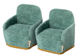 Maileg mint green chairs