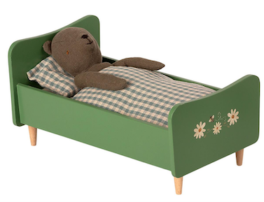 Maileg Wooden Bed Teddy Dad